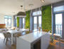 Vertical Green, Luftqualität im Innenraum mit echten Pflanzen