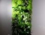 Light and green wall